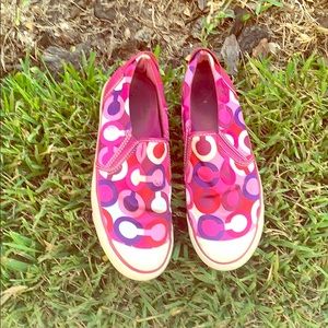 Coach slip ons